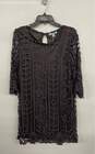 She + Sky Gray Lace Lined Dress NWT- Size S image number 1