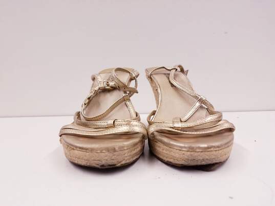 Michael Kors Kami T-Strap Espadrille Wedge Sandals Women's Size 8 image number 3