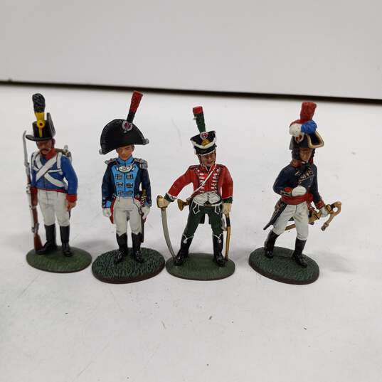 4pc Set of DelPrado Assorted Hand Painted Solider Figurines image number 1