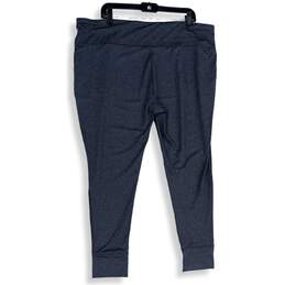MTA Sport Womens Gray Drawstring Pull-On Activewear Jogger Pants Size 2X alternative image