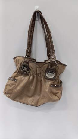 Kathy Van Zeeland Brown Shoulder Handbag