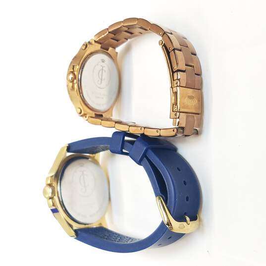 Juicy Couture Gold Tone & Blue Watch Bundle 2 Pcs image number 7