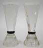 Pair Of Bombay Crystal Candlestick Holders image number 1