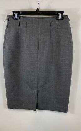 Lauren Ralph Lauren Women Gray Pleated Straight & Pencil Skirt Size 6 alternative image