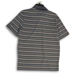 Croft & Barrow Mens Multicolor Striped Collared Short Sleeve Polo Shirt Size M alternative image