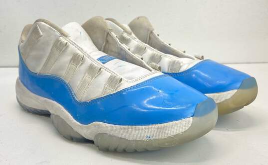 Nike Air Jordan 11 Retro Low University Blue, White Sneakers 528895-106 Size 8 image number 3