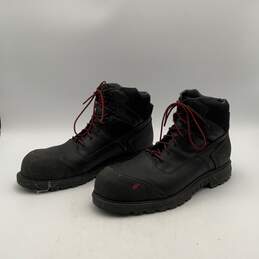 Red Wing Shoes Mens 2400 BRNR XP Black Leather Safety Toe Combat Work Boots 14 alternative image