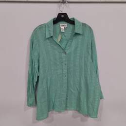 Women’s Coldwater Creek Button-Up Everyday Blouse Sz 2X NWT