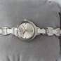 NWT Guess G55750L Silver & White Unique Band Watch image number 2