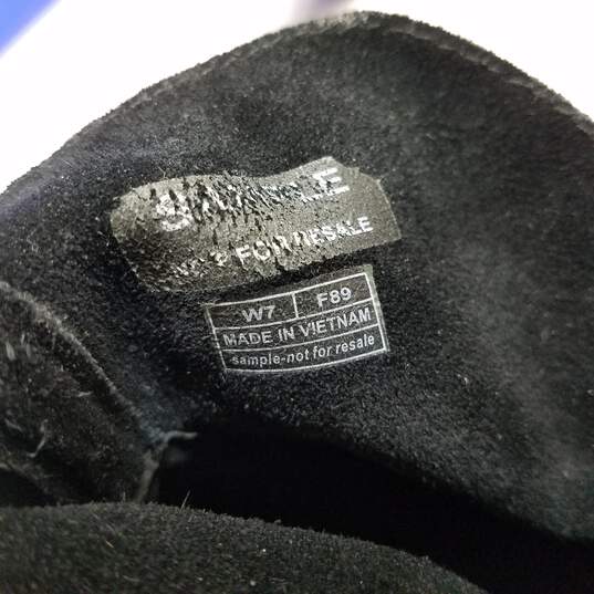 UGG Elora Black Suede Boots Black Size 7 image number 4