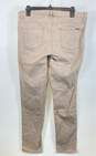 Michael Kors Mens Beige Pockets Low-Rise Light Wash Denim Ankle Jeans Size 12 image number 2