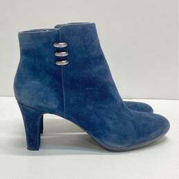 Anne Klein Suede Aksondra Ankle Boots Blue 10