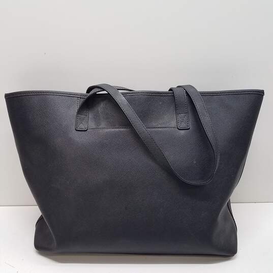 Michael Kors Saffiano Leather Tote Black image number 2