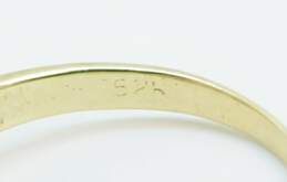 14K Yellow Gold Sapphire & Diamond Accent Ring 2.4g alternative image