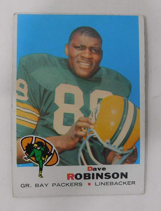 Buy the 1969 HOF Dave Robinson Topps Football Card Green Bay Packers