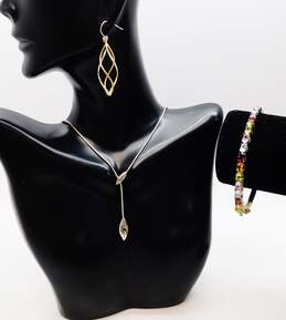 925 Multistone Bracelet & Artisan Jewelry 31g