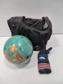 Simpson's Pin Pals Bowling Ball w/ Bag