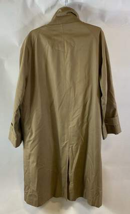 Aquascutum Mens Beige Long Sleeve Collared Single Breasted Trench Coat Size L alternative image