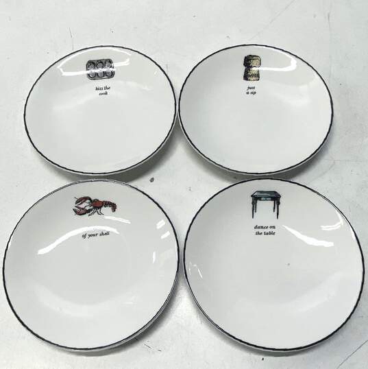 Set of 4 Lenox Kate Spade Concord Square Tidbit Plates 6in image number 1