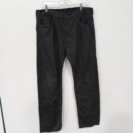 Levi Men's Black 505 Straight Leg Jeans Size 33x30
