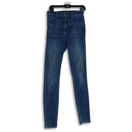 J Brand Womens Blue Denim Medium Wash 5-Pocket Design Skinny Leg Jeans Size 26