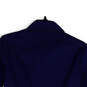 Womens Blue Long Sleeve Spread Collar Button-Up Shirt Size Medium image number 4