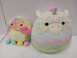 2pc Bundle of Assorted Squishmallow Stuffed Animals