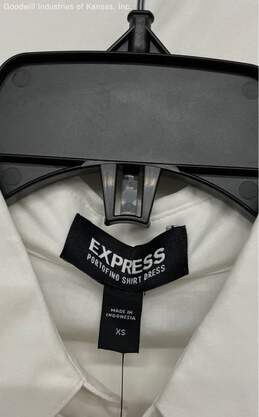 EXPRESS White Casual Dress NWT - Size XS alternative image