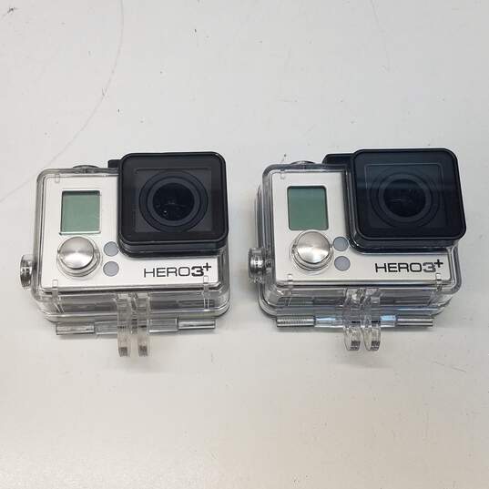 Buy the GoPro 3+ Set Of 2 W/ Case & Accessories | GoodwillFinds