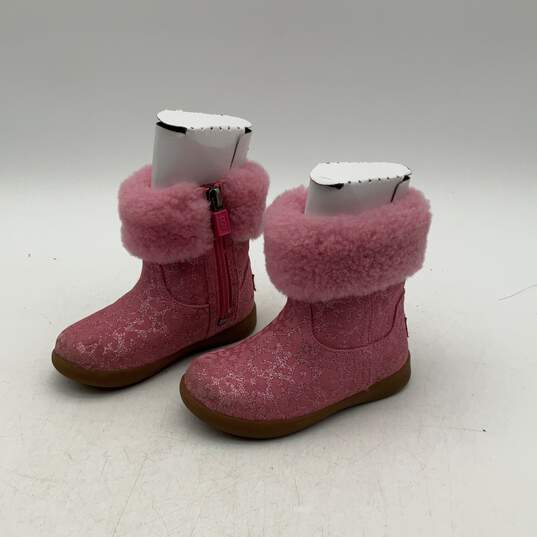 Buy the IOB Ugg Girls Winter Boots T Jorie II 1113898T Glitter Leopard ...