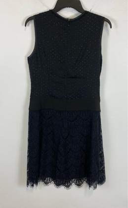 NWT Jones New York Womens Black Lace Round Neck Sleeveless Sheath Dress Size 8 alternative image