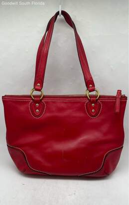 Coach Womens Red Handbag alternative image