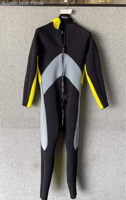 Mares Adult Black Yellow Gray Wetsuit Size 6 3mm alternative image
