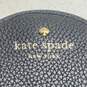 Kate Spade Black Leather Zip Around Coin Pouch Wallet image number 6