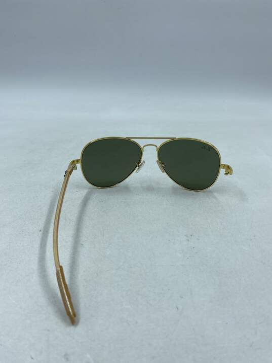 Ray Ban Gold Sunglasses - Size One Size image number 3