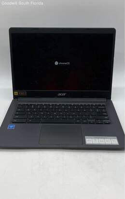 Functional Unlocked Acer Chrome Black Laptop Without Power Adapter Power On