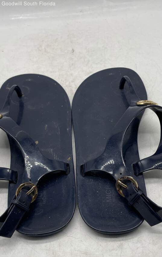 Michael Kors Womens Blue Sandals Size 9 image number 3