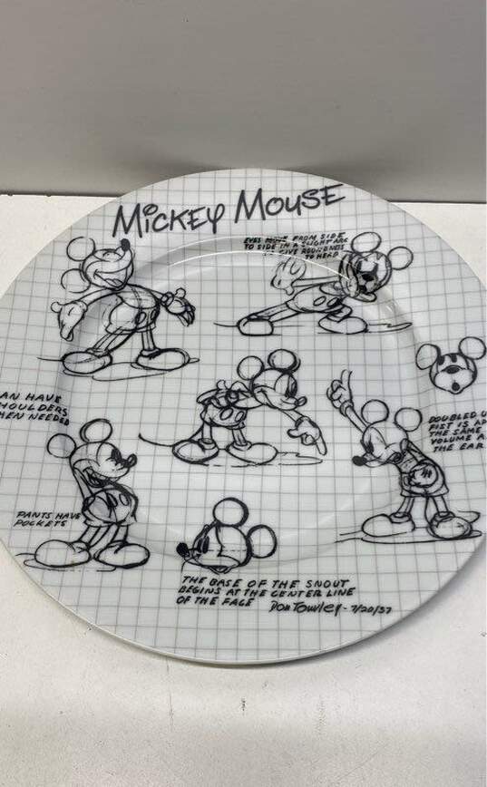 Disney's Mickey Mouse Sketchbook Dinner Plates and Fruit Bowls 4 Pc. Set image number 3