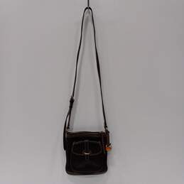 Dooney And Bourke Brown Leather Purse/Crossbody Bag