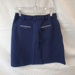 Boden Navy Blue Cotton Skirt Size 6 alternative image
