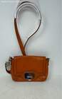 Cole Haan Womens Orange Leather Crossbody Bag Mini Size image number 4