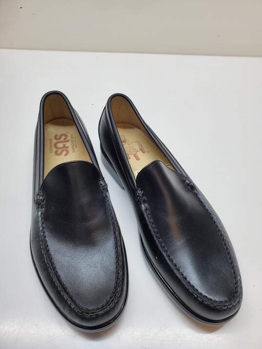 SAS Men's Slip On Black Leather Loafers Approx. Size 10 image number 1