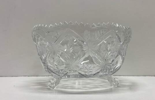 Crystal Candy Bowl 4.5 inch Tall Deep Cut/Footed Crystal Glass/Home Décor image number 6