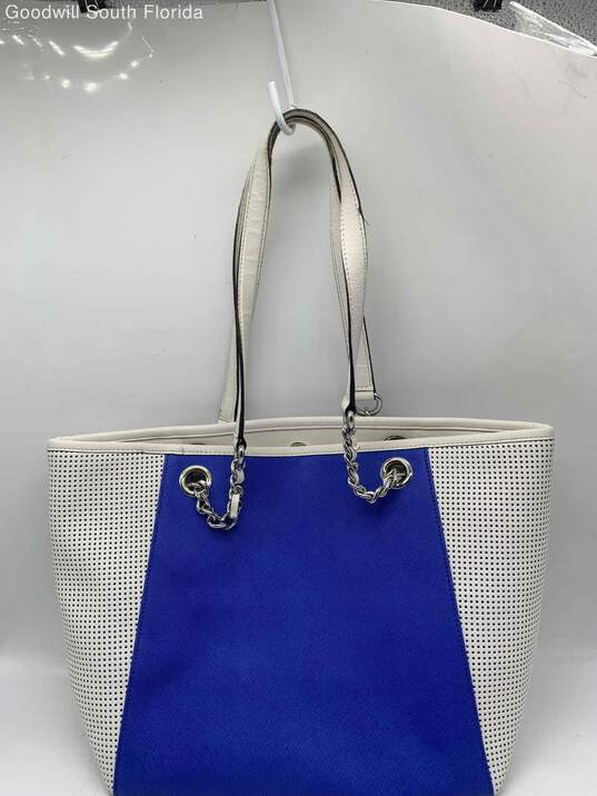 Calvin Klein Womens White Blue Handbag image number 2