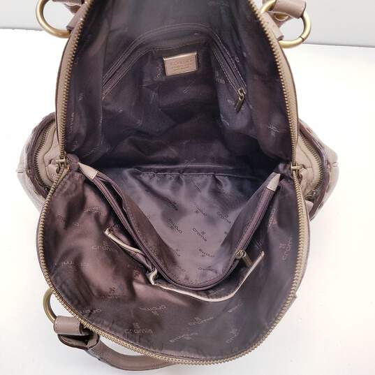 Cromia Leather Shoulder Bag Beige image number 10