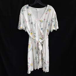 LC Lauren Conrad Floral & Fruit Pattern Summer Dress Size Medium - NWT