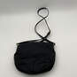 Womens Black Gold Zipper Pocket Adjustable Strap Crossbody Bag Purse image number 3