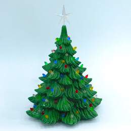 Lighted Ceramic Christmas Tree 14"