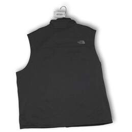 The North Face Mens Vest Ridgewall SS Mock Neck Full Zip Dark Gray Size 3XL alternative image