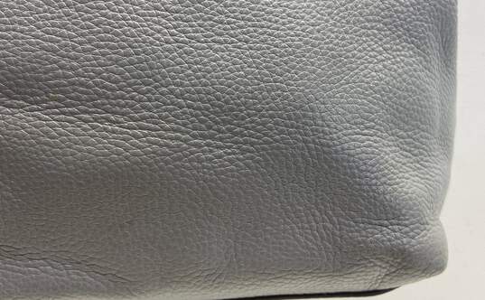 Coach Pebble Leather Taylor Gallery Tote Grey image number 7
